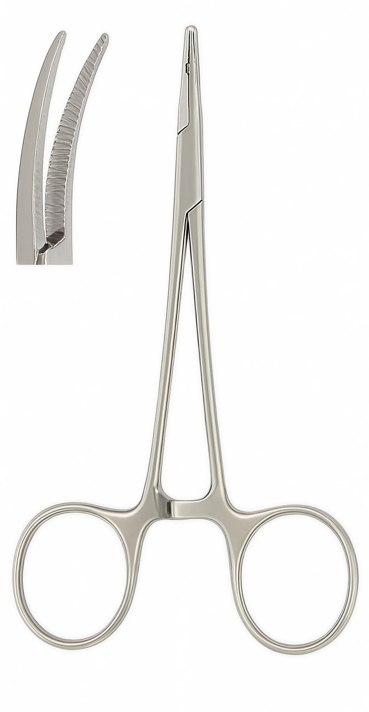 Pinça Halsted Mosquito Curva 12,5cm - Safer