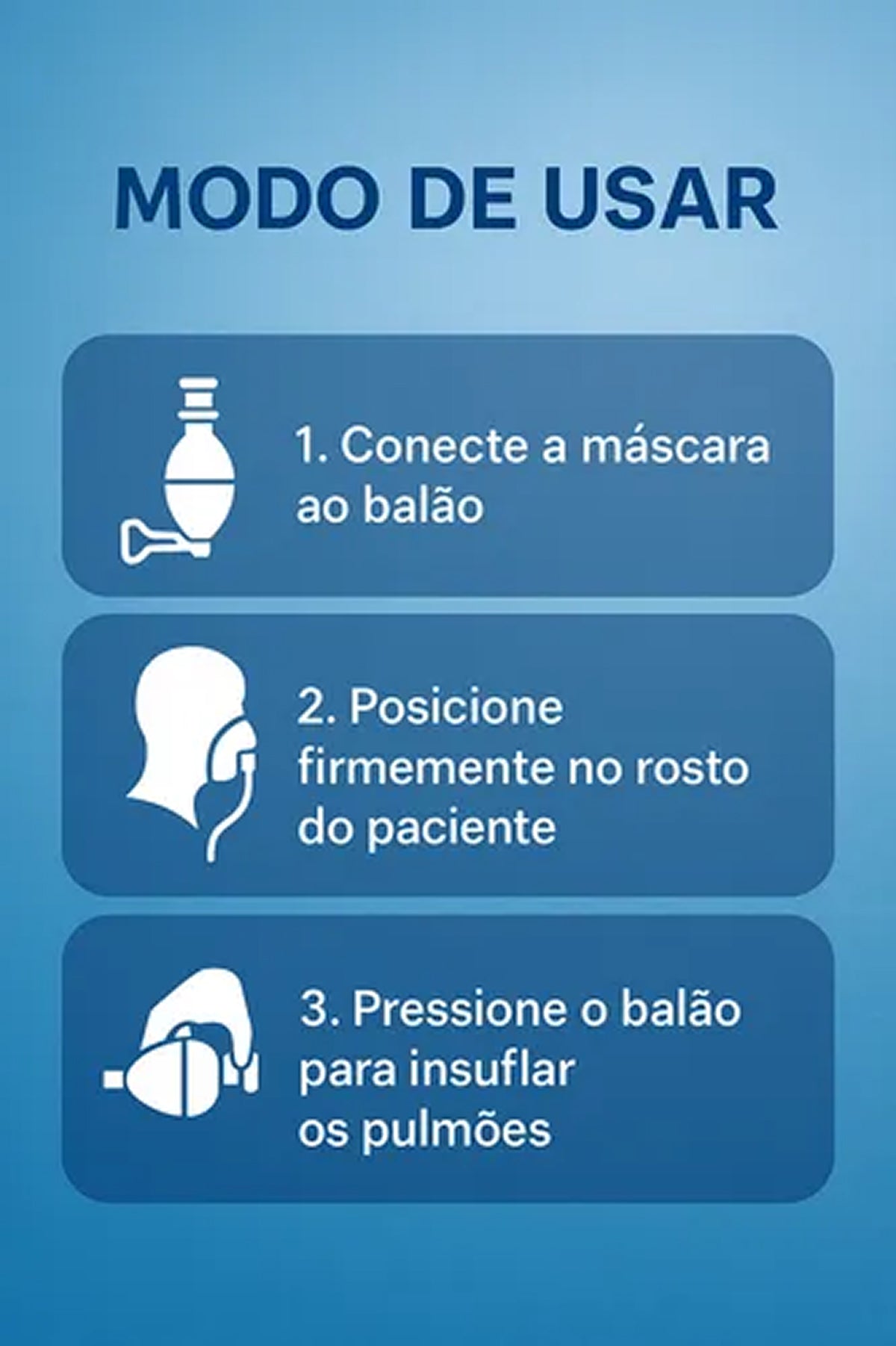 Reanimador Respiratório Manual De Silicone Neonatal- Foyomed