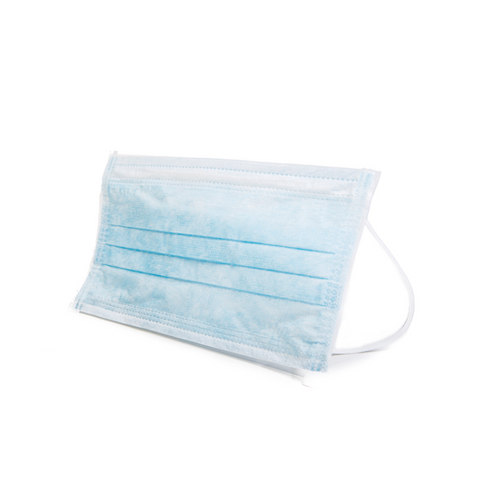 Máscara Descartável Hospitalar Tripla Camada Anvisa Azul CX c/ 50 UN WILTEX PLUS