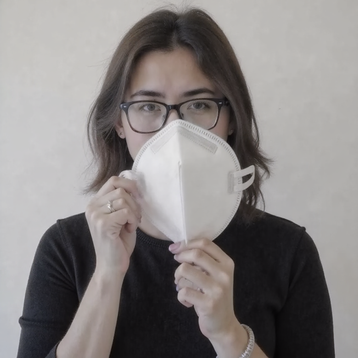 Kit C/20 Máscara Alta Proteção N95 PFF2 Descartável KSN