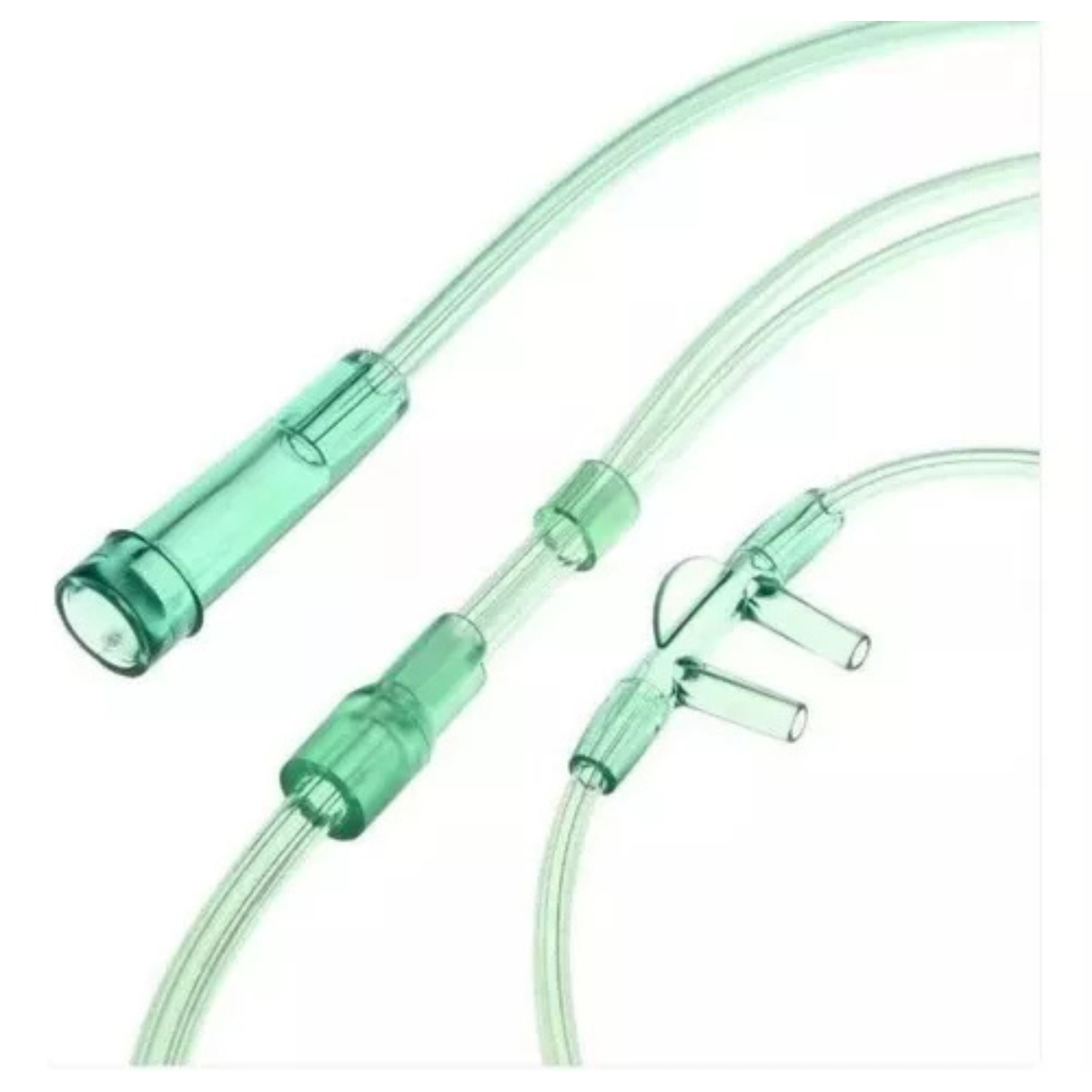 10 Un Cateter Oxig. Nasal Tipo Oculos 2,0m Adulto Foyomed