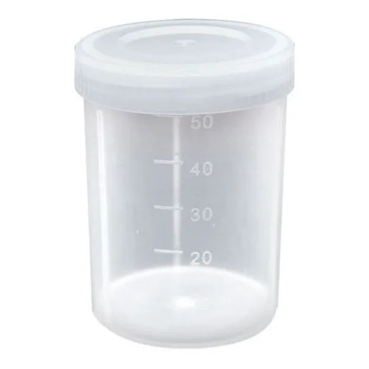 Pote Coletor Universal 50ml Estéril Sem Pá C/100 Unidades