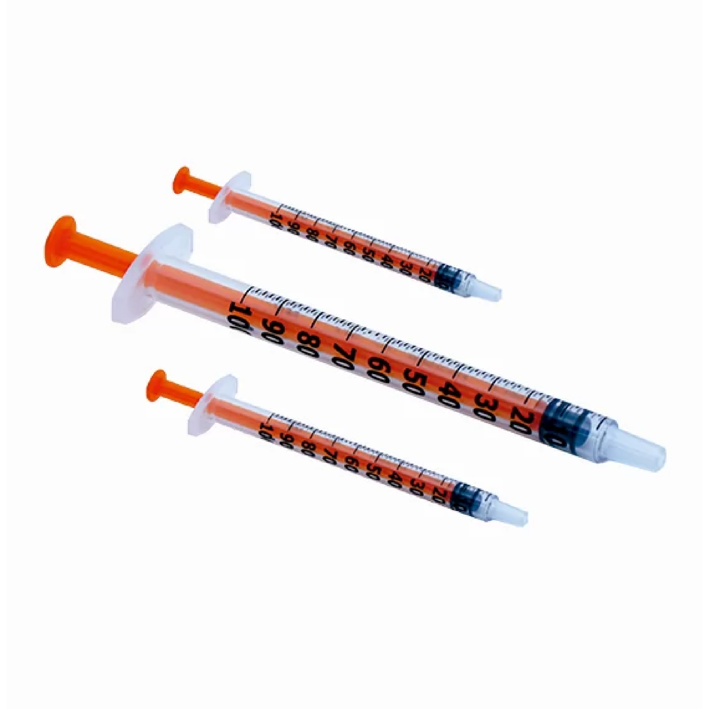 100 UN Seringa De Insulina Desc. C/Agulha 13X4,5 1ml LS SR